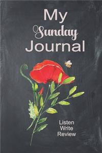 My Sunday Journal