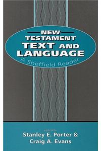 New Testament Text and Language