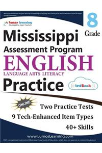 Mississippi Assessment Program Test Prep: Grade 8 English Language Arts Literacy (Ela) Practice Workbook and Full-Length Online Assessments: Map Study Guide