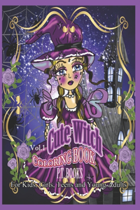 Cute Witch Coloring Book