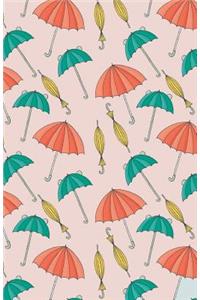 Journal Notebook Umbrellas Pattern 3