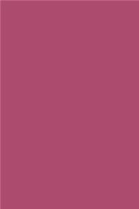 Dusty Rose 101 - Lined with Margins Notebook (Narrow)