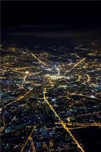 The City of Moscow from a Plane at Night Journal