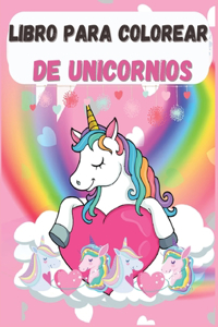 Libro para Colorear de Unicornios