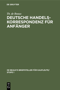 Deutsche Handelskorrespondenz Für Anfänger
