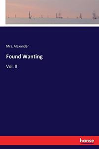 Found Wanting