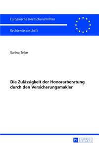 Die Zulaessigkeit Der Honorarberatung Durch Den Versicherungsmakler