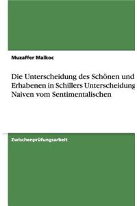 Die Unterscheidung des Schönen und des Erhabenen in Schillers Unterscheidung des Naiven vom Sentimentalischen