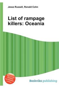 List of Rampage Killers