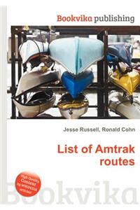 List of Amtrak Routes