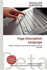 Page Description Language