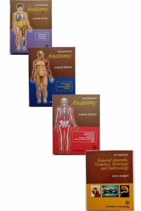 Anatomy, 8/e Edition - 3 Vol. set along with Free General Anatomy Book by Bani Marjit