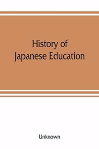 History of Japanese education