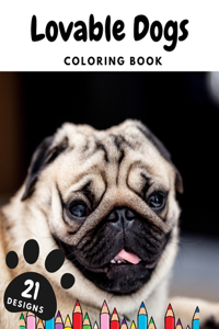 Lovable Dogs Coloring Book