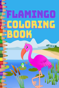 Flamingo coloring book