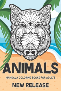 Mandala Coloring Books for Adults New Release - Animals