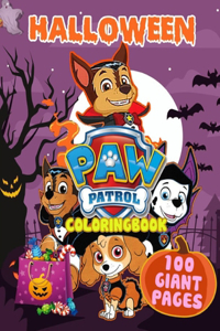 Paw Patrol Halloween Coloring Book