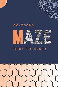 Advanced Maze Book for Adults