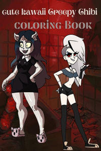 Cute Kawaii Creepy Chibi Coloring Book