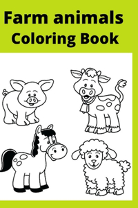 Farm animals Coloring Book