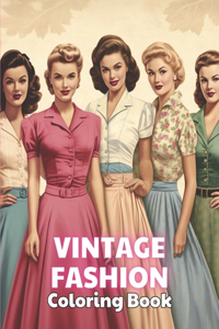 Vintage Fashion Coloring Book