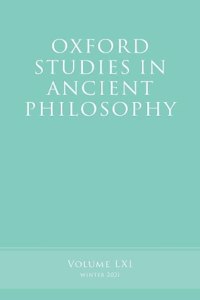 Oxford Studies in Ancient Philosophy, Volume 61