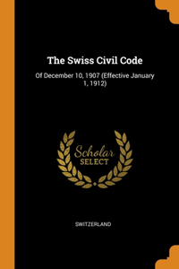 The Swiss Civil Code