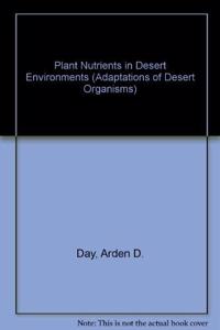 Plant Nutrients in Desert Environments