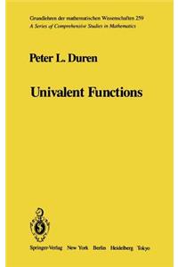 Univalent Functions