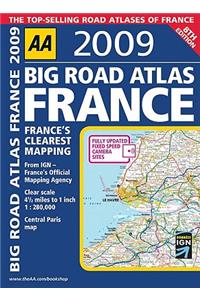 AA Big Road Atlas France