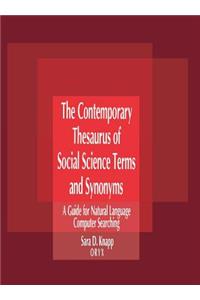 Contemporary Thesaurus of Social Science Terms and Synonyms