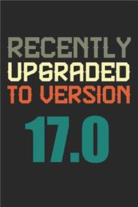 Recently Upgraded To Version 17.0