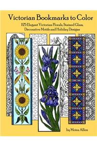 Victorian Bookmarks to Color