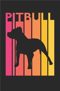 Pitbull Journal - Vintage Pitbull Notebook - Gift for Pitbull Lovers