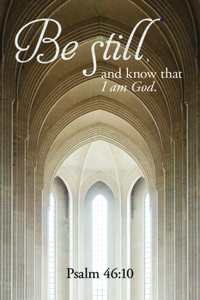 Funeral Bulletin: Know That I Am God (Package of 100)