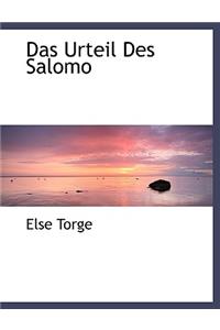 Das Urteil Des Salomo