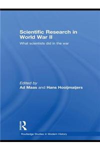 Scientific Research In World War II