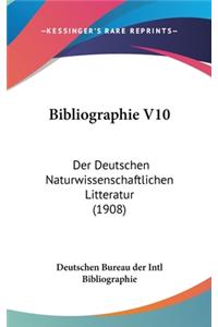 Bibliographie V10