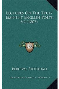 Lectures on the Truly Eminent English Poets V2 (1807)