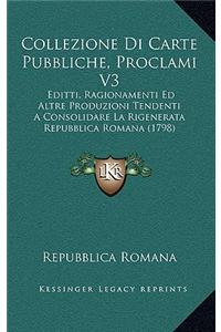 Collezione Di Carte Pubbliche, Proclami V3