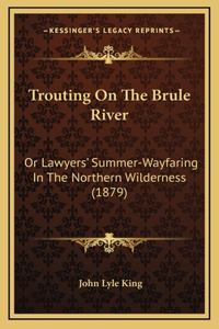 Trouting On The Brule River