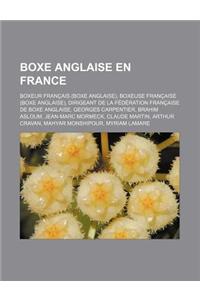Boxe Anglaise En France