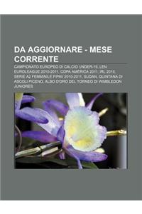 Da Aggiornare - Mese Corrente