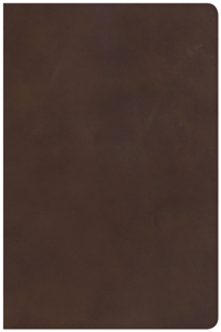 NKJV Super Giant Print Reference Bible, Brown Genuine Leather