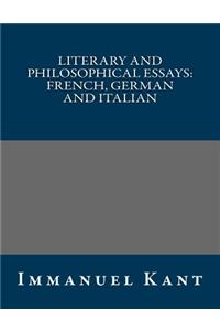 Literary and Philosophical Essays