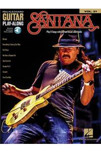Santana - Guitar Play-Along Vol. 21 Book/Online Audi