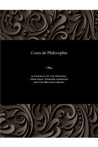 Cours de Philosophie