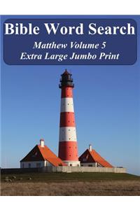 Bible Word Search Matthew Volume 5