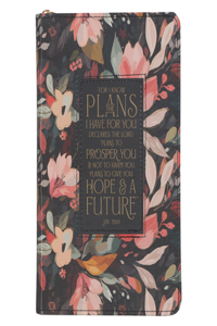 Journal Classic W/Zip Black Hope & a Future Jer. 29:11