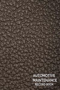 Automotive Maintenance Record Book